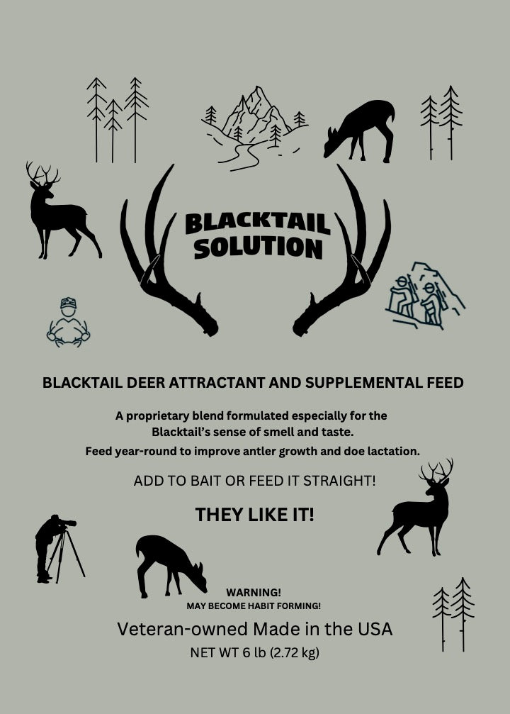 Blacktail Solution - Blacktail Deer Attractant & Supplemental Feed